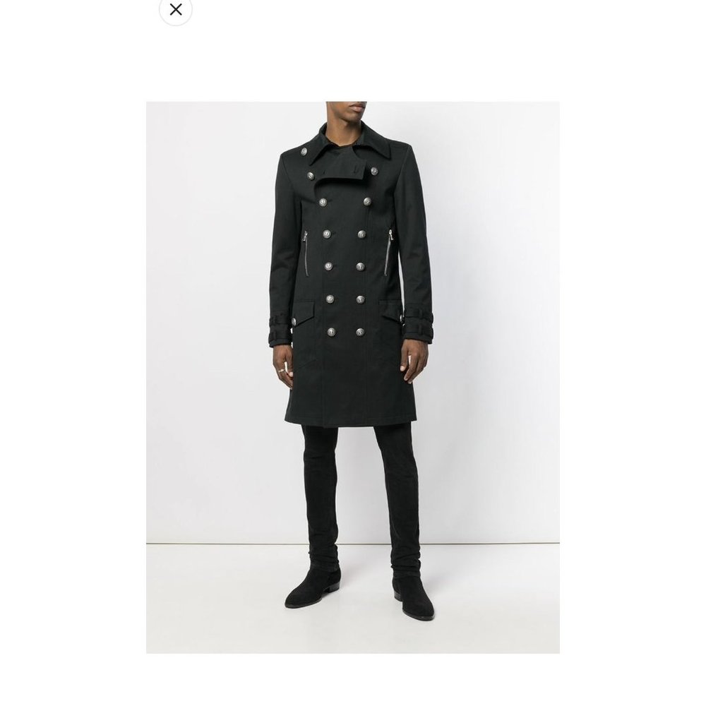 Balmain Classic Double-Breasted Coat